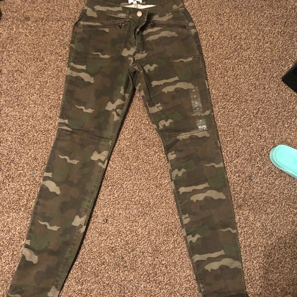 Brand new camouflage jeans